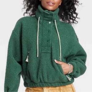 Universal Thread Forest Green Fleece Ski Jacket